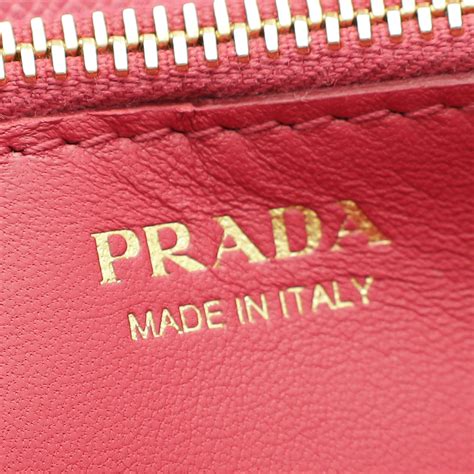 prada saffiano wallet on a chain pink peonia|prada bifold wallets for women.